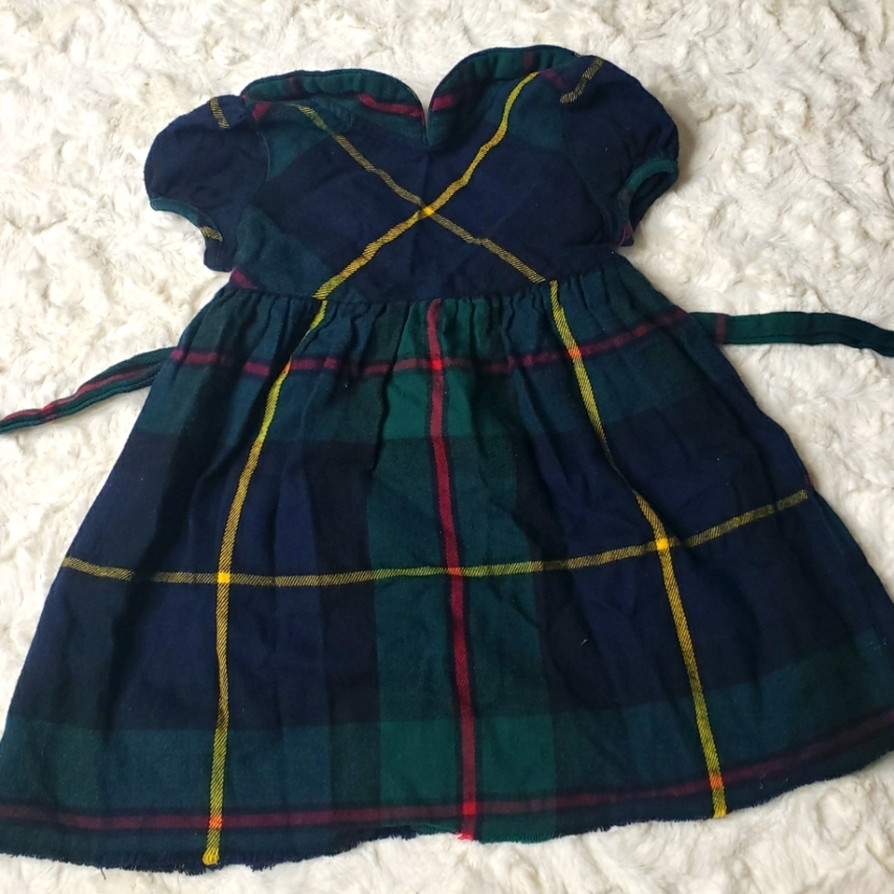 Cute toddler flannel dress